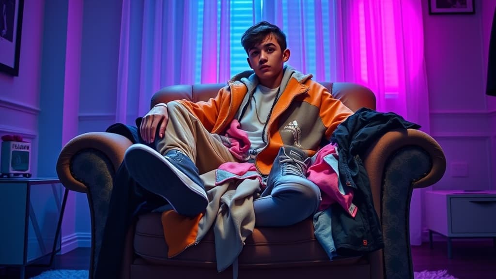 1AM outfit atas chair: planning esok ke laundry mountain?