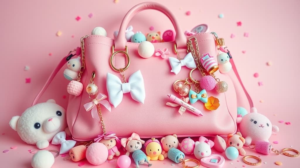 Bag charm era: cute personality ke handbag jadi keychain pasar malam?