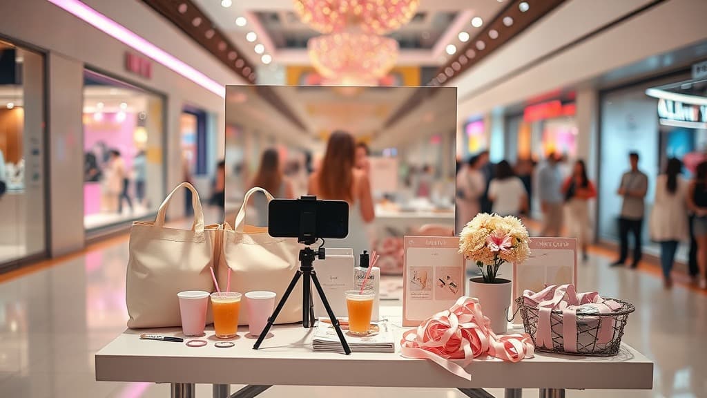 Brand booth event: content cantik ke girls datang sebab free tote?