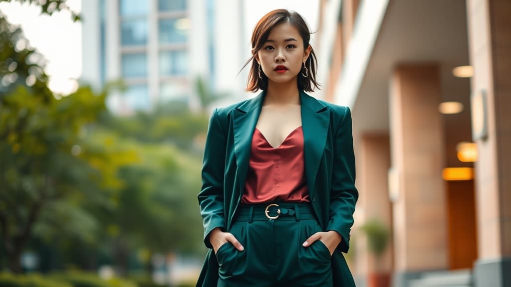 Campus presentation outfit: confident ke cosplay lecturer?