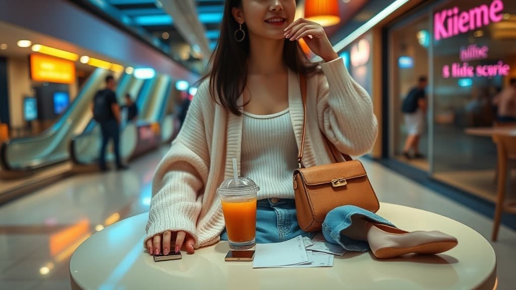 Cardigan dalam tote pukul 8: cute layer ke survival kit aircond mall?
