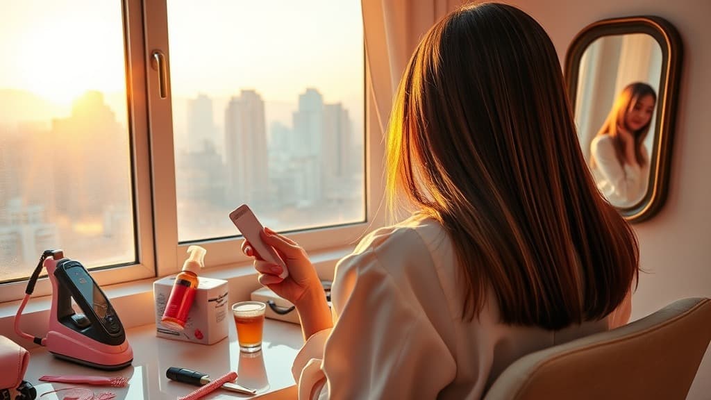 Catok rambut pagi: sleek girl ke bau hangit sebelum sampai office?