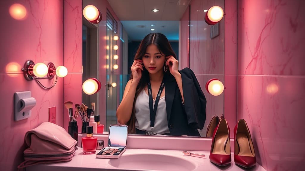 Emergency glow-up lepas kerja: dinner date siap dalam toilet mall ke survival art?