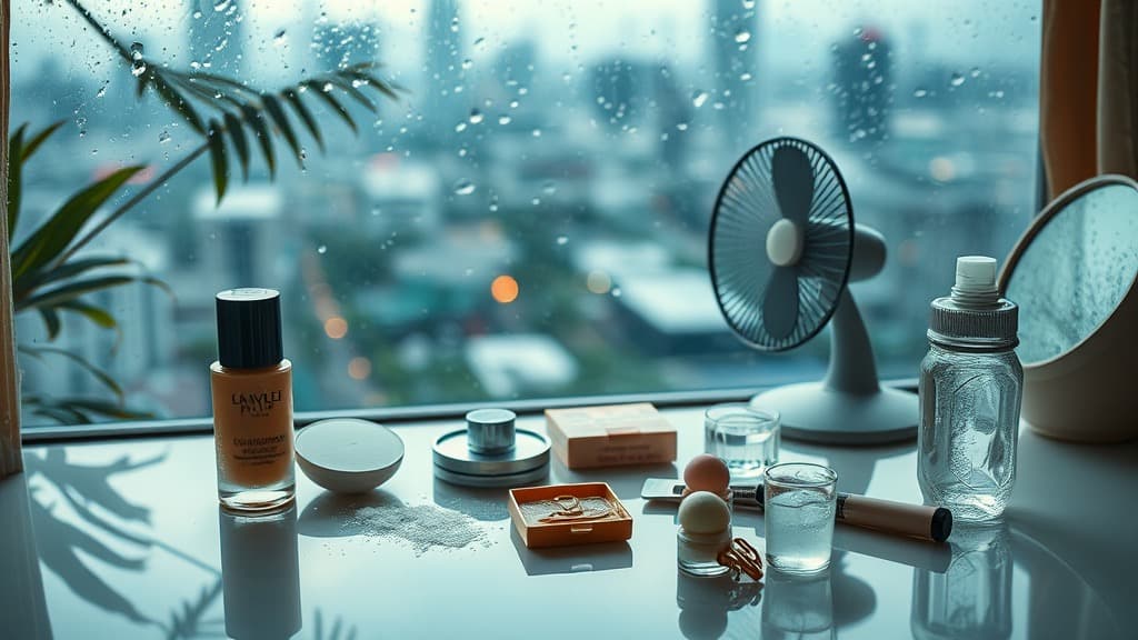 Heat-proof base makeup: setting spray boleh lawan KL humidity ke kita delulu?