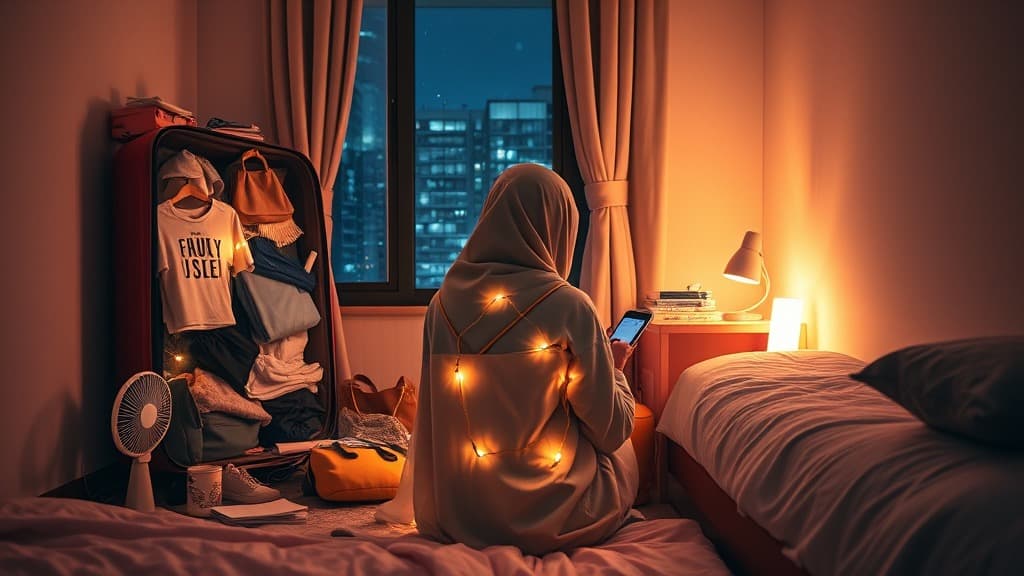 Hostel room reset pukul 11: aesthetic corner ke suitcase tak buka tiga minggu?