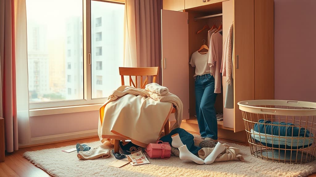 Laundry chair petang Ahad: outfit archive ke monument mental load?