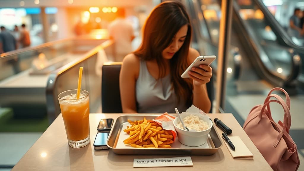 Lunch solo dekat mall: healing ke semua orang ingat kita lonely?