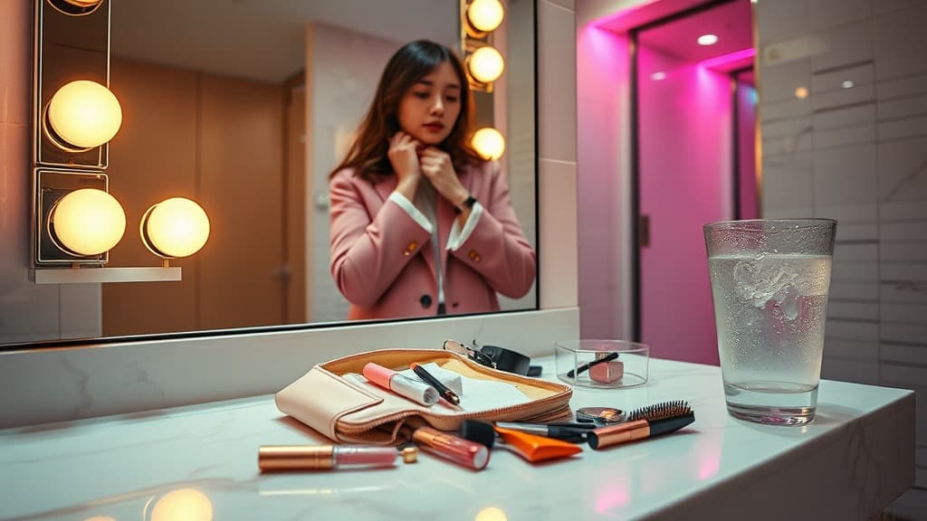 Mall toilet glow-up sebelum dinner: reset cute ke panic 7 minit?