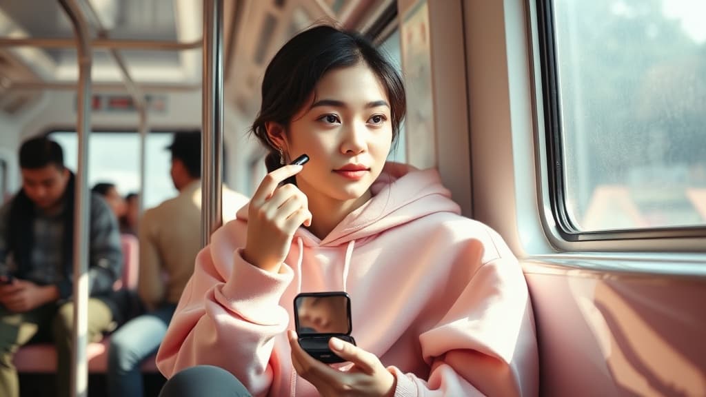 Morning LRT makeup: glow-up ke sweat test sebelum sampai kerja?