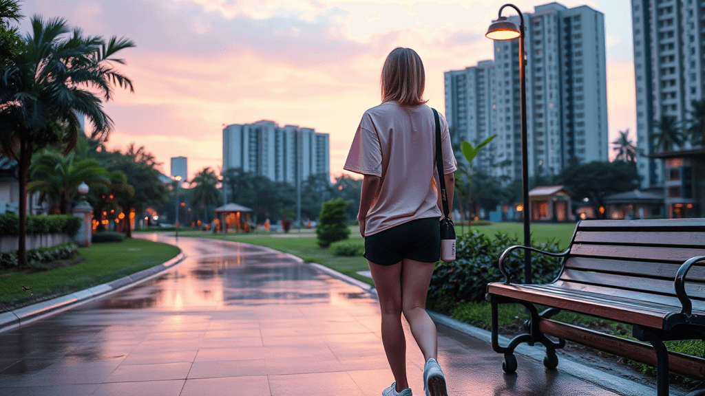 Morning walk pukul 6: wellness girl ke nyamuk buffet?