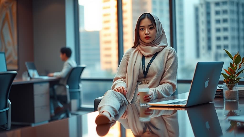 Office cardigan dalam aircond: layering cute ke survival blanket?