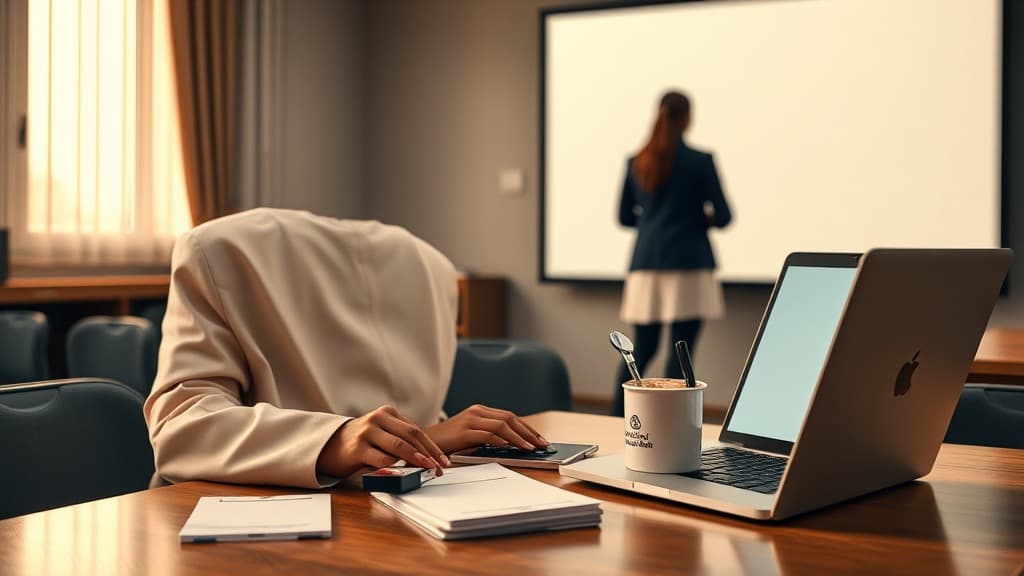 Presentation day glow-up: nampak confident ke cuma tidur tiga jam?