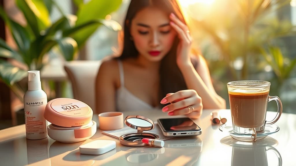 Reapply sunscreen atas makeup: protect skin ke muka jadi kuih?