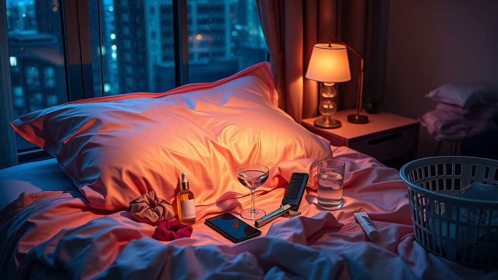 Satin pillowcase malam: hair care ke benda licin jatuh katil?