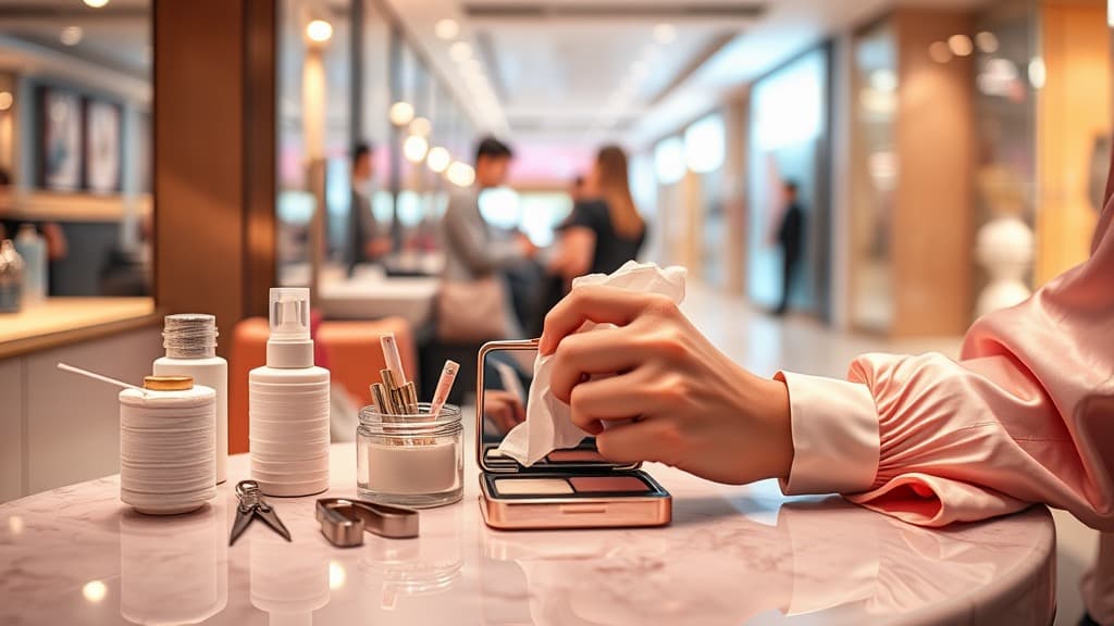 Threading kening lunch break: clean girl ke muka merah masuk meeting?
