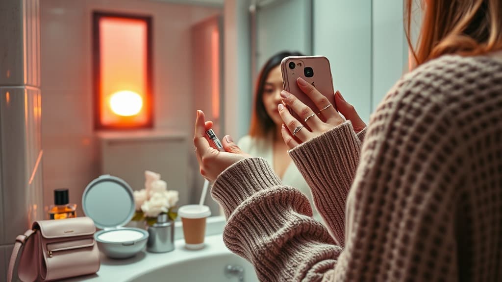Toilet mirror pukul 5: emergency glow-up ke cuma nak rasa alive balik?