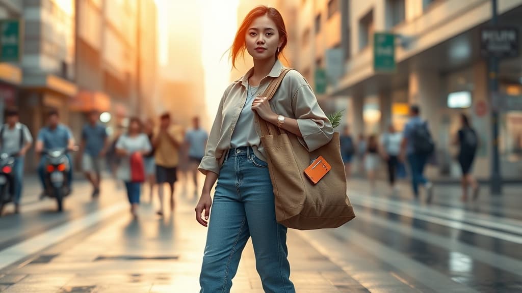 Tote bag berat pagi Isnin: prepared girl ke pindah rumah atas bahu?