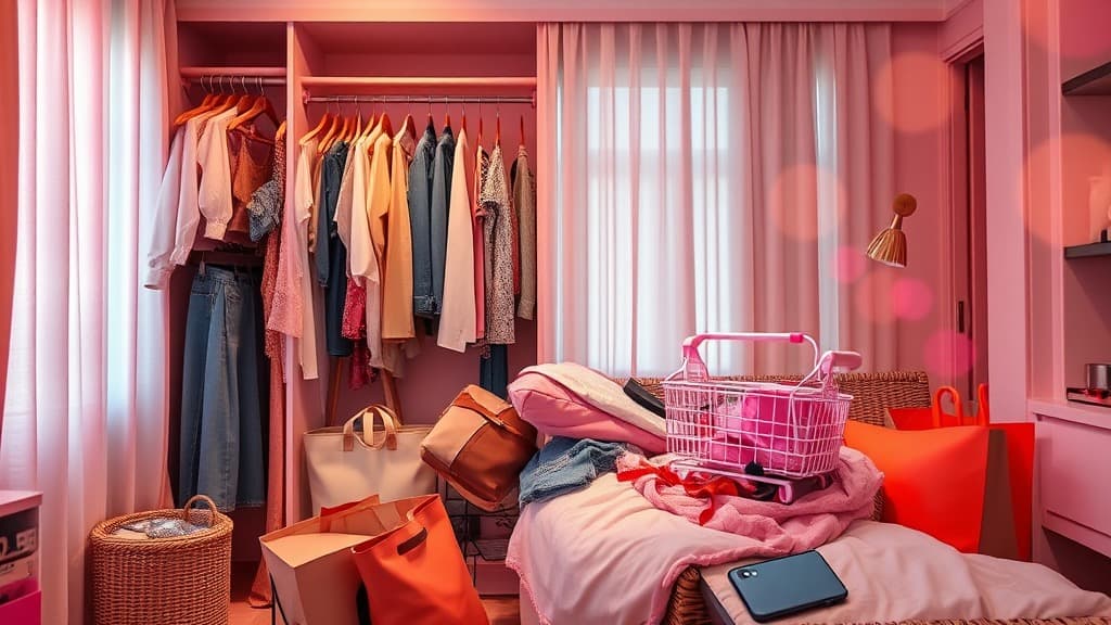 Wardrobe cleanout glow-up: healing ke cuma pindah clutter ke Shopee cart?